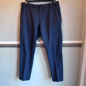 Lululemon Commission Pants Classic Swift Cotton navy blue